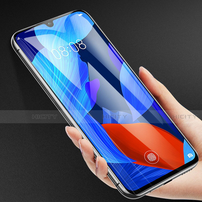 Schutzfolie Full Coverage Displayschutzfolie Panzerfolie Gehärtetes Glas Glasfolie Skins zum Aufkleben Panzerglas F03 für Huawei Nova 5 Pro Schwarz