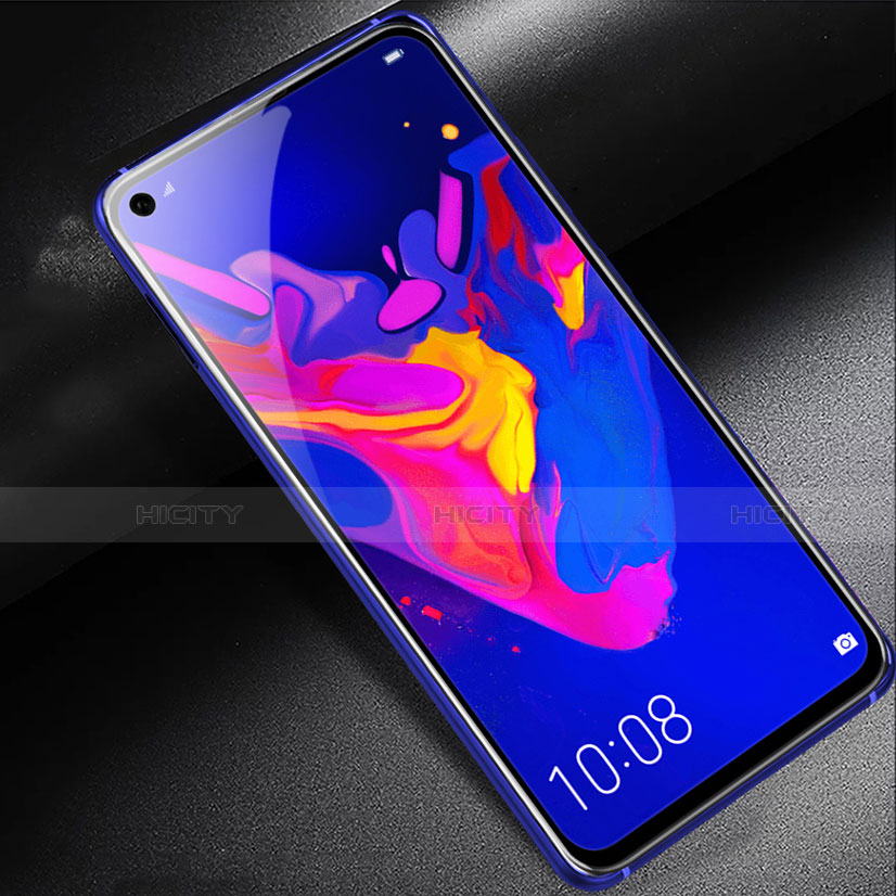 Schutzfolie Full Coverage Displayschutzfolie Panzerfolie Gehärtetes Glas Glasfolie Skins zum Aufkleben Panzerglas F03 für Huawei Nova 5i Schwarz