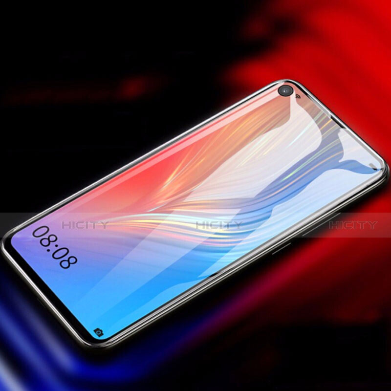 Schutzfolie Full Coverage Displayschutzfolie Panzerfolie Gehärtetes Glas Glasfolie Skins zum Aufkleben Panzerglas F03 für Huawei Nova 6 SE Schwarz