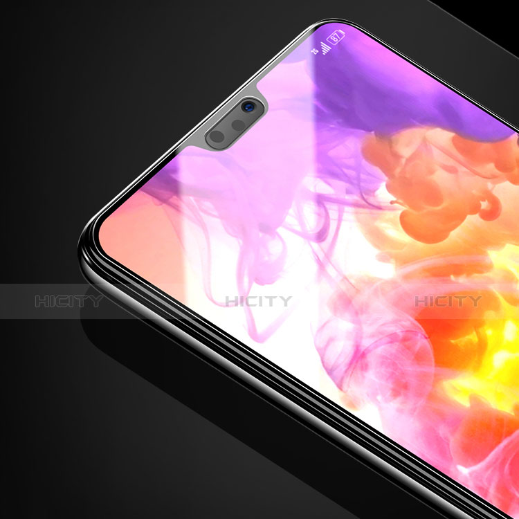 Schutzfolie Full Coverage Displayschutzfolie Panzerfolie Gehärtetes Glas Glasfolie Skins zum Aufkleben Panzerglas F03 für Huawei P20 Pro Schwarz