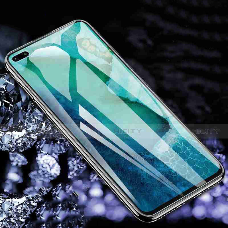 Schutzfolie Full Coverage Displayschutzfolie Panzerfolie Gehärtetes Glas Glasfolie Skins zum Aufkleben Panzerglas F03 für Huawei P40 Schwarz