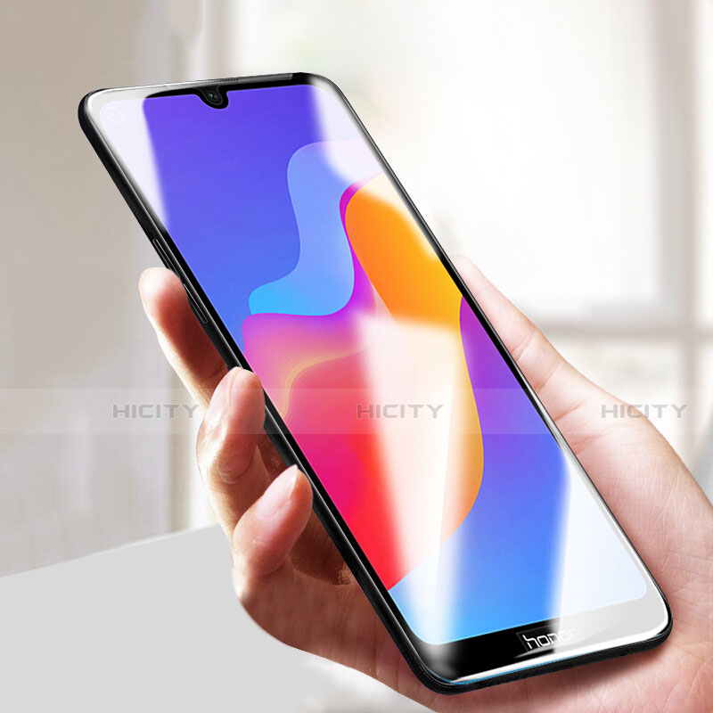 Schutzfolie Full Coverage Displayschutzfolie Panzerfolie Gehärtetes Glas Glasfolie Skins zum Aufkleben Panzerglas F03 für Huawei Y6 (2019) Schwarz groß