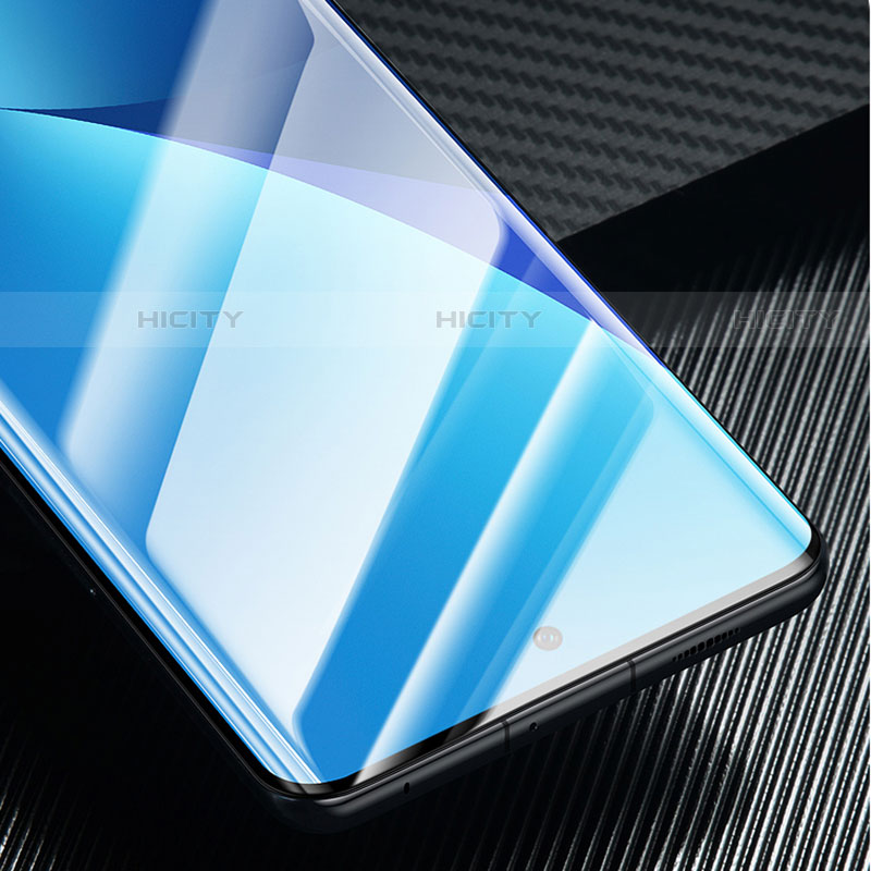 Schutzfolie Full Coverage Displayschutzfolie Panzerfolie Gehärtetes Glas Glasfolie Skins zum Aufkleben Panzerglas F03 für Motorola Moto Edge 30 Fusion 5G Schwarz groß