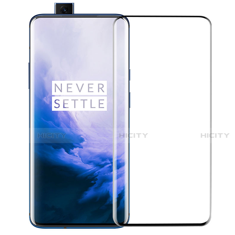 Schutzfolie Full Coverage Displayschutzfolie Panzerfolie Gehärtetes Glas Glasfolie Skins zum Aufkleben Panzerglas F03 für OnePlus 7T Pro 5G Schwarz