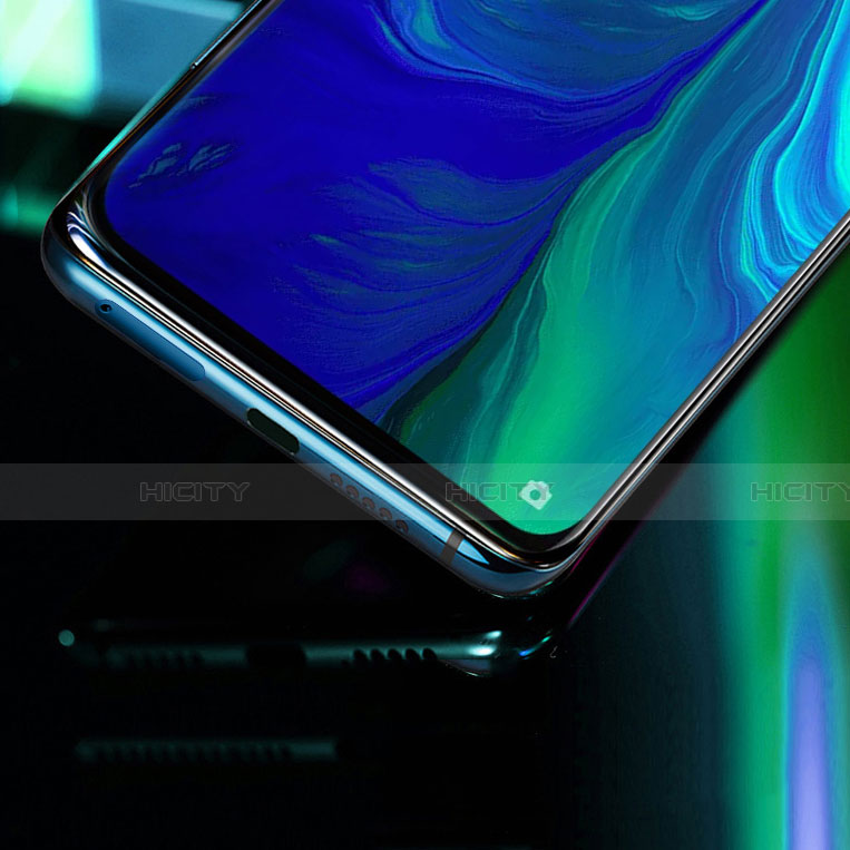 Schutzfolie Full Coverage Displayschutzfolie Panzerfolie Gehärtetes Glas Glasfolie Skins zum Aufkleben Panzerglas F03 für OnePlus 7T Pro 5G Schwarz