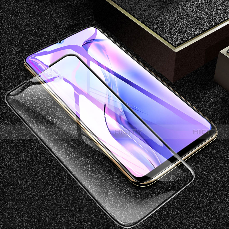 Schutzfolie Full Coverage Displayschutzfolie Panzerfolie Gehärtetes Glas Glasfolie Skins zum Aufkleben Panzerglas F03 für Oppo A31 Schwarz