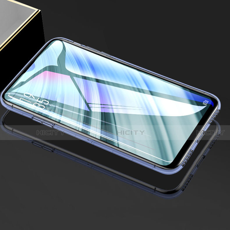 Schutzfolie Full Coverage Displayschutzfolie Panzerfolie Gehärtetes Glas Glasfolie Skins zum Aufkleben Panzerglas F03 für Oppo A31 Schwarz