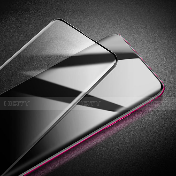 Schutzfolie Full Coverage Displayschutzfolie Panzerfolie Gehärtetes Glas Glasfolie Skins zum Aufkleben Panzerglas F03 für Oppo Find X Schwarz