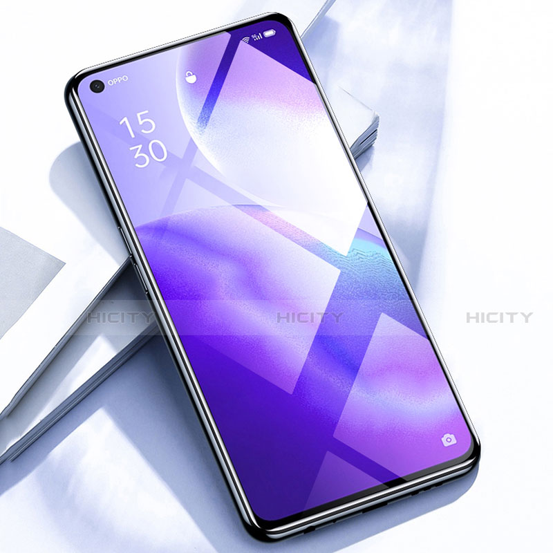 Schutzfolie Full Coverage Displayschutzfolie Panzerfolie Gehärtetes Glas Glasfolie Skins zum Aufkleben Panzerglas F03 für Oppo Find X3 Lite 5G Schwarz