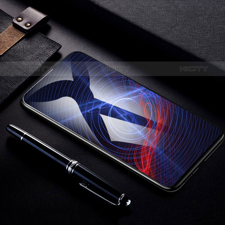 Schutzfolie Full Coverage Displayschutzfolie Panzerfolie Gehärtetes Glas Glasfolie Skins zum Aufkleben Panzerglas F03 für Oppo Reno8 Pro+ Plus 5G Schwarz