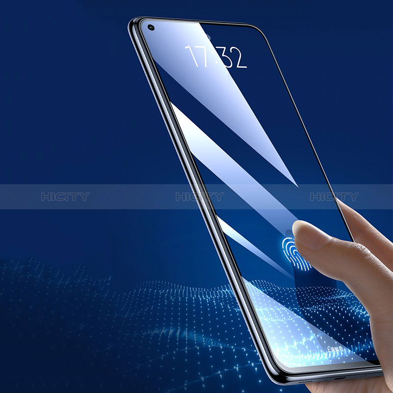 Schutzfolie Full Coverage Displayschutzfolie Panzerfolie Gehärtetes Glas Glasfolie Skins zum Aufkleben Panzerglas F03 für Oppo Reno8 T 4G Schwarz