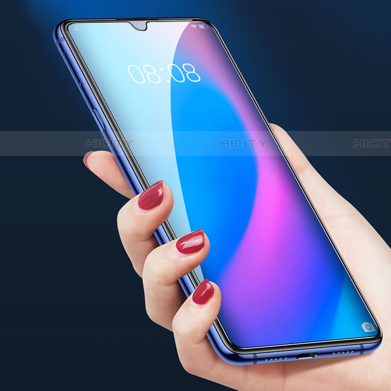 Schutzfolie Full Coverage Displayschutzfolie Panzerfolie Gehärtetes Glas Glasfolie Skins zum Aufkleben Panzerglas F03 für Realme XT Schwarz groß