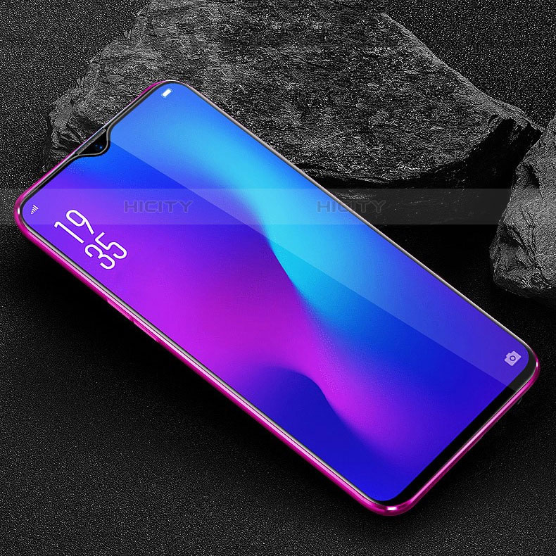 Schutzfolie Full Coverage Displayschutzfolie Panzerfolie Gehärtetes Glas Glasfolie Skins zum Aufkleben Panzerglas F03 für Samsung Galaxy A90 5G Schwarz