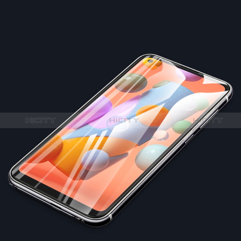 Schutzfolie Full Coverage Displayschutzfolie Panzerfolie Gehärtetes Glas Glasfolie Skins zum Aufkleben Panzerglas F03 für Samsung Galaxy M11 Schwarz