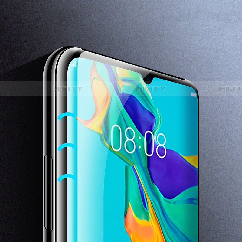 Schutzfolie Full Coverage Displayschutzfolie Panzerfolie Gehärtetes Glas Glasfolie Skins zum Aufkleben Panzerglas F03 für Xiaomi Mi Note 10 Lite Schwarz