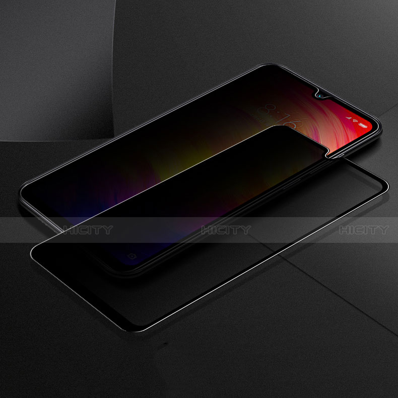 Schutzfolie Full Coverage Displayschutzfolie Panzerfolie Gehärtetes Glas Glasfolie Skins zum Aufkleben Panzerglas F03 für Xiaomi Redmi Note 7 Pro Schwarz