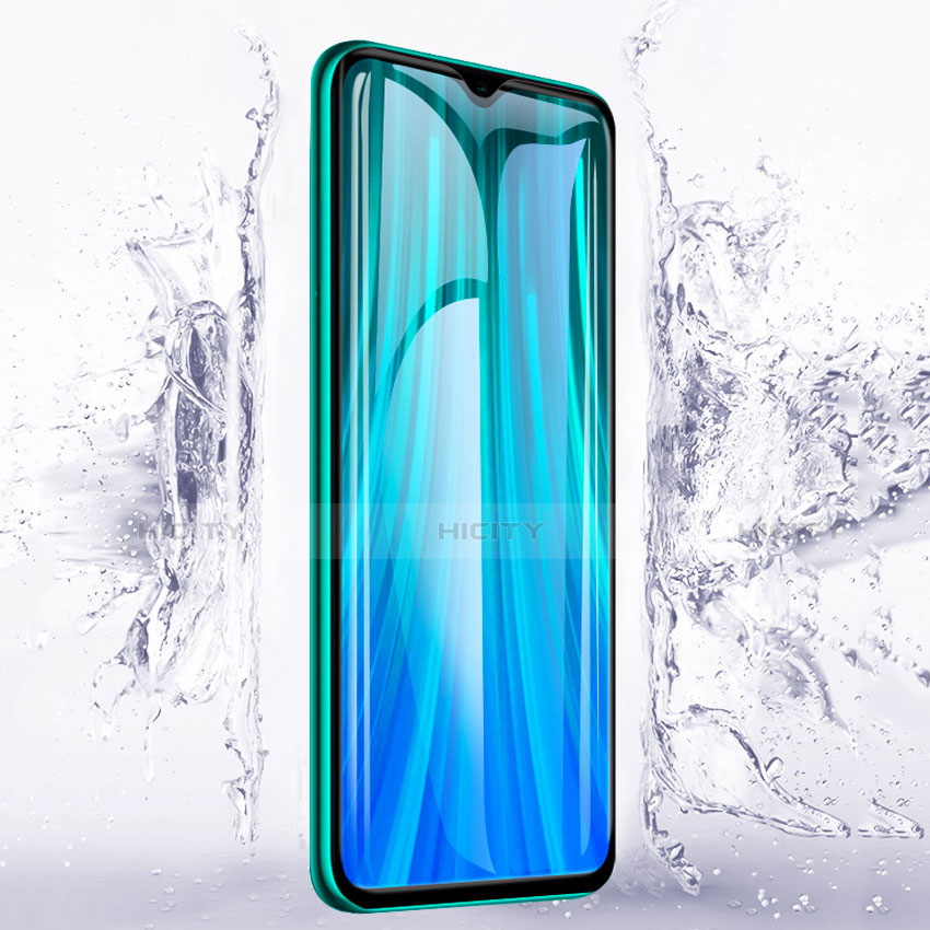 Schutzfolie Full Coverage Displayschutzfolie Panzerfolie Gehärtetes Glas Glasfolie Skins zum Aufkleben Panzerglas F03 für Xiaomi Redmi Note 8 Pro Schwarz