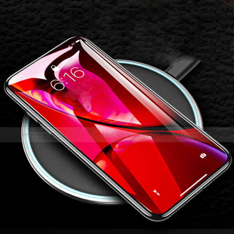 Schutzfolie Full Coverage Displayschutzfolie Panzerfolie Gehärtetes Glas Glasfolie Skins zum Aufkleben Panzerglas F04 für Apple iPhone XR Schwarz groß