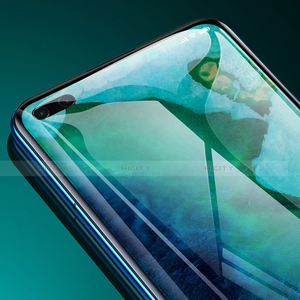 Schutzfolie Full Coverage Displayschutzfolie Panzerfolie Gehärtetes Glas Glasfolie Skins zum Aufkleben Panzerglas F04 für Huawei Honor V30 Pro 5G Schwarz