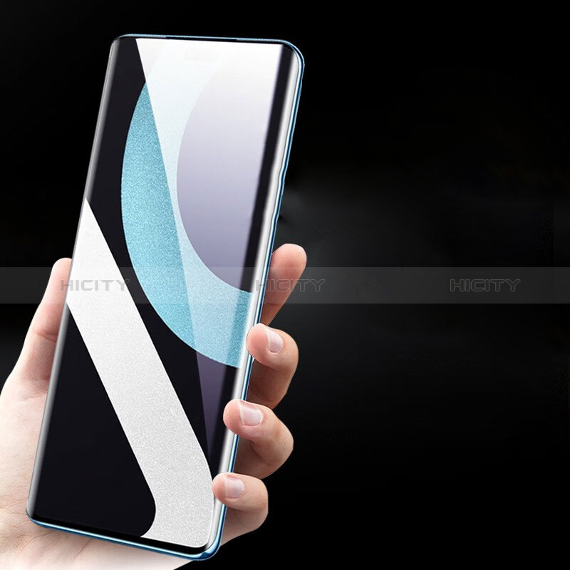 Schutzfolie Full Coverage Displayschutzfolie Panzerfolie Gehärtetes Glas Glasfolie Skins zum Aufkleben Panzerglas F04 für Huawei Honor X8b Schwarz