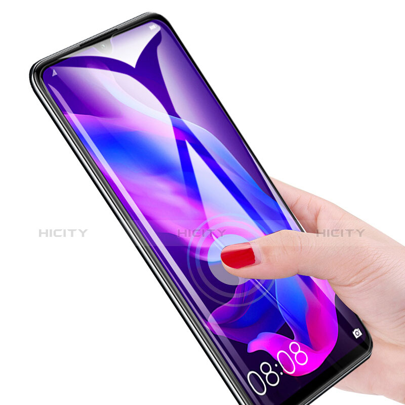 Schutzfolie Full Coverage Displayschutzfolie Panzerfolie Gehärtetes Glas Glasfolie Skins zum Aufkleben Panzerglas F04 für Huawei Nova 4e Schwarz