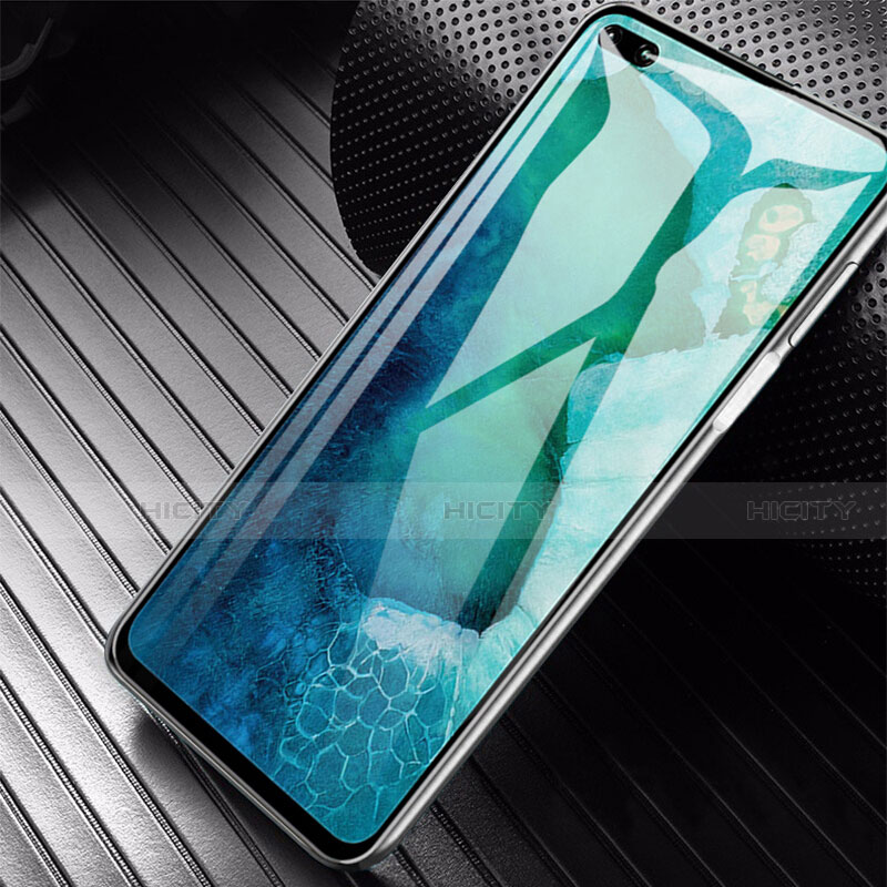 Schutzfolie Full Coverage Displayschutzfolie Panzerfolie Gehärtetes Glas Glasfolie Skins zum Aufkleben Panzerglas F04 für Huawei Nova 6 5G Schwarz Plus