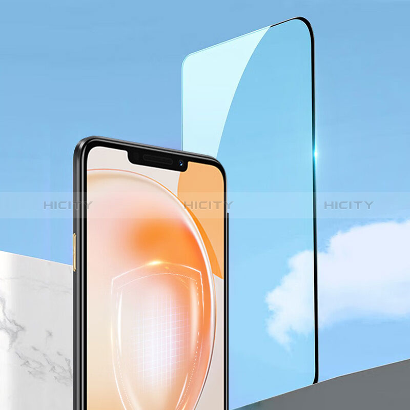 Schutzfolie Full Coverage Displayschutzfolie Panzerfolie Gehärtetes Glas Glasfolie Skins zum Aufkleben Panzerglas F04 für Huawei Nova Y91 Schwarz