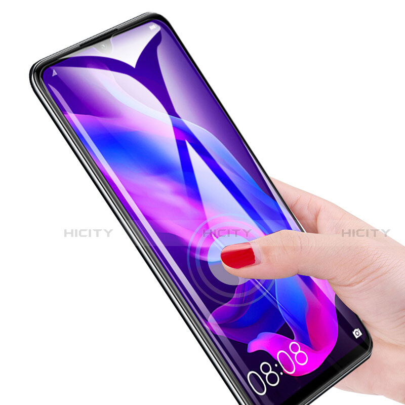 Schutzfolie Full Coverage Displayschutzfolie Panzerfolie Gehärtetes Glas Glasfolie Skins zum Aufkleben Panzerglas F04 für Huawei P30 Lite XL Schwarz