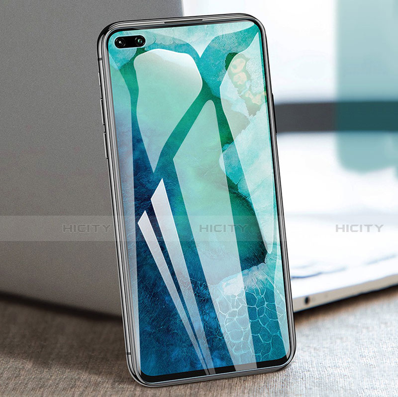 Schutzfolie Full Coverage Displayschutzfolie Panzerfolie Gehärtetes Glas Glasfolie Skins zum Aufkleben Panzerglas F04 für Huawei P40 Schwarz