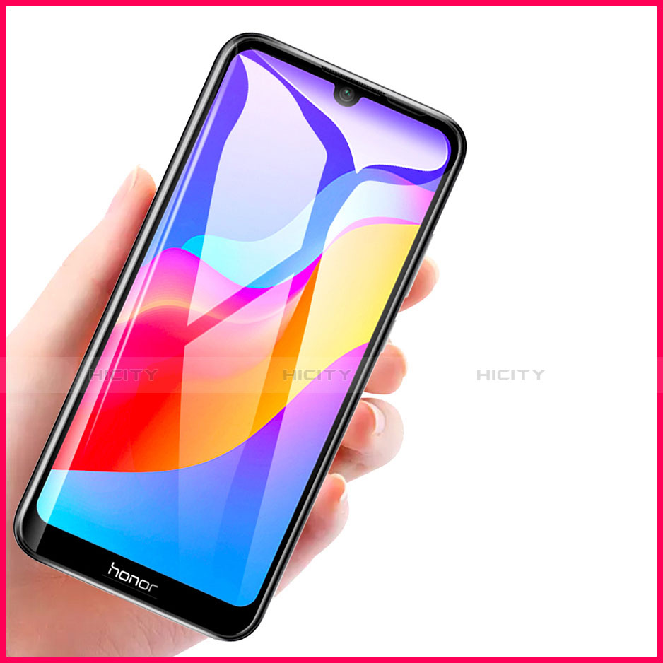 Schutzfolie Full Coverage Displayschutzfolie Panzerfolie Gehärtetes Glas Glasfolie Skins zum Aufkleben Panzerglas F04 für Huawei Y6 Pro (2019) Schwarz