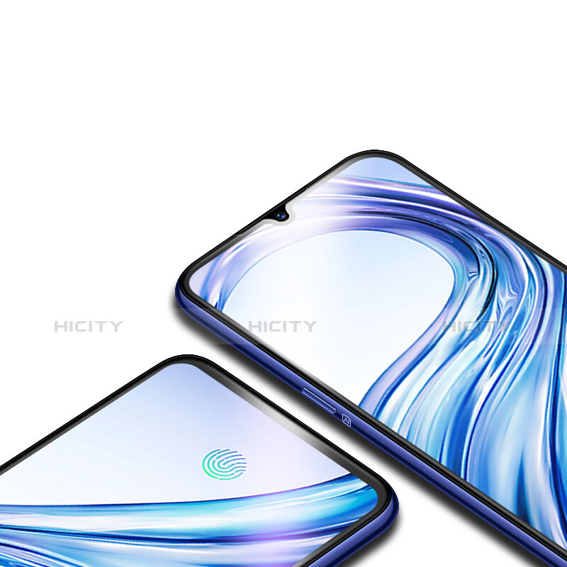 Schutzfolie Full Coverage Displayschutzfolie Panzerfolie Gehärtetes Glas Glasfolie Skins zum Aufkleben Panzerglas F04 für Huawei Y7 Prime (2019) Schwarz