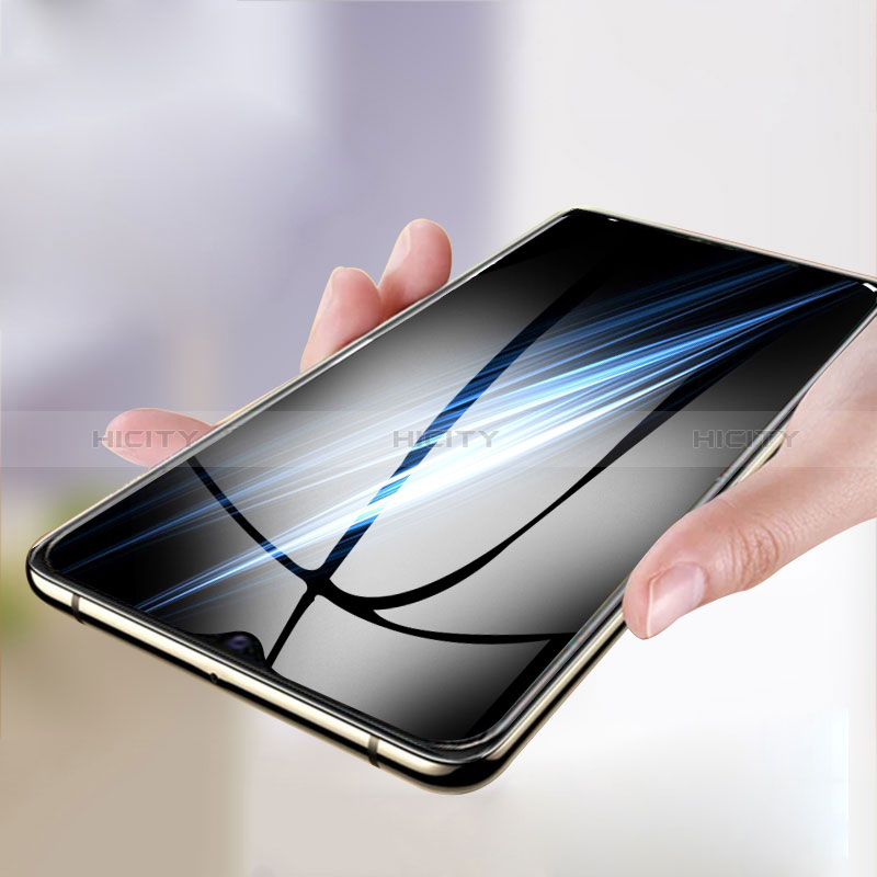 Schutzfolie Full Coverage Displayschutzfolie Panzerfolie Gehärtetes Glas Glasfolie Skins zum Aufkleben Panzerglas F04 für Oppo A57e Schwarz