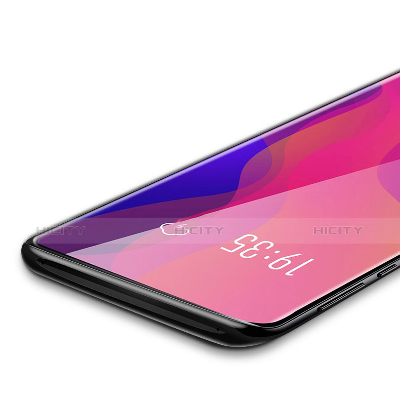 Schutzfolie Full Coverage Displayschutzfolie Panzerfolie Gehärtetes Glas Glasfolie Skins zum Aufkleben Panzerglas F04 für Oppo Find X Schwarz