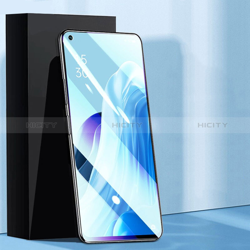 Schutzfolie Full Coverage Displayschutzfolie Panzerfolie Gehärtetes Glas Glasfolie Skins zum Aufkleben Panzerglas F04 für Oppo Reno8 T 4G Schwarz