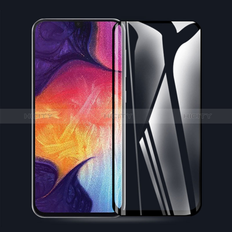 Schutzfolie Full Coverage Displayschutzfolie Panzerfolie Gehärtetes Glas Glasfolie Skins zum Aufkleben Panzerglas F04 für Samsung Galaxy A52s 5G Schwarz Plus