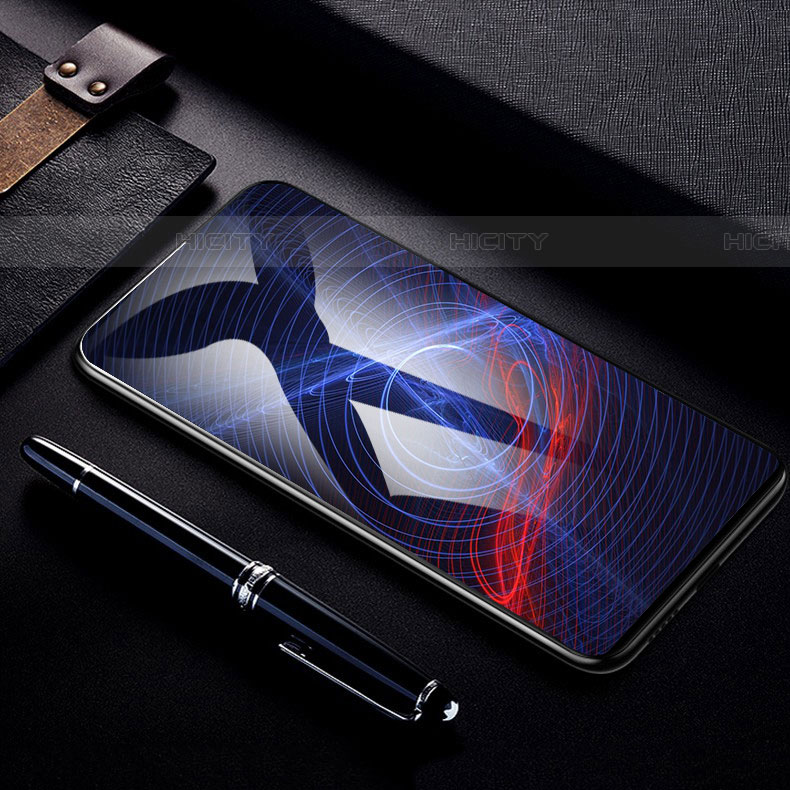 Schutzfolie Full Coverage Displayschutzfolie Panzerfolie Gehärtetes Glas Glasfolie Skins zum Aufkleben Panzerglas F04 für Samsung Galaxy F62 5G Schwarz