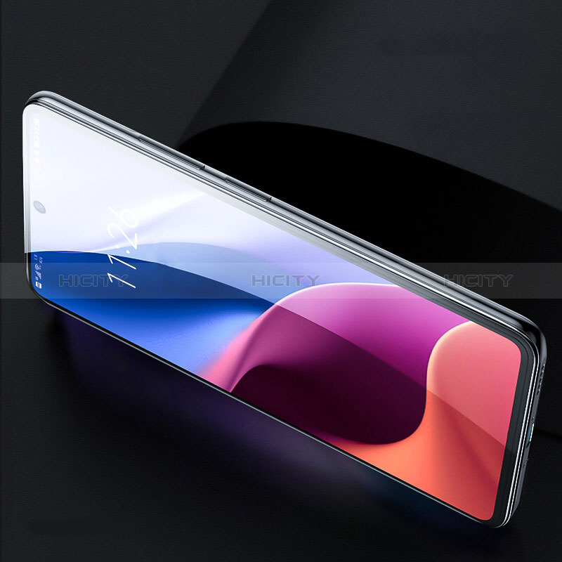 Schutzfolie Full Coverage Displayschutzfolie Panzerfolie Gehärtetes Glas Glasfolie Skins zum Aufkleben Panzerglas F04 für Xiaomi Mi 11i 5G Schwarz