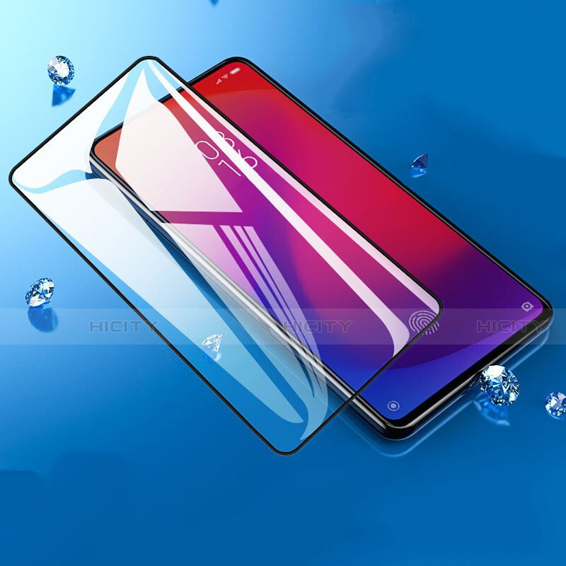 Schutzfolie Full Coverage Displayschutzfolie Panzerfolie Gehärtetes Glas Glasfolie Skins zum Aufkleben Panzerglas F04 für Xiaomi Mi 9T Pro Schwarz