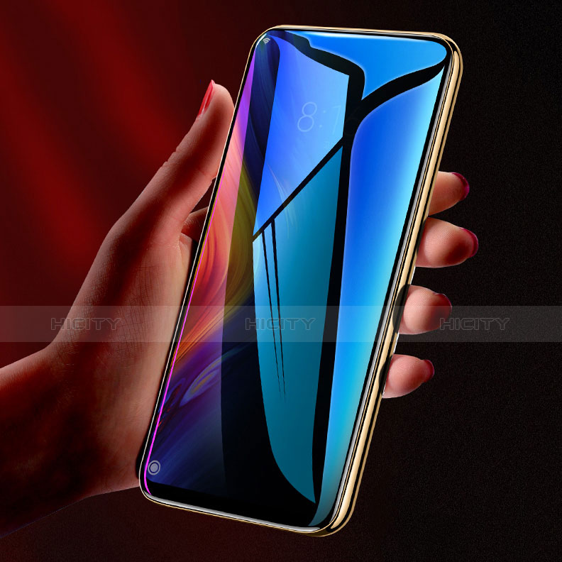 Schutzfolie Full Coverage Displayschutzfolie Panzerfolie Gehärtetes Glas Glasfolie Skins zum Aufkleben Panzerglas F04 für Xiaomi Mi Mix 3 Schwarz