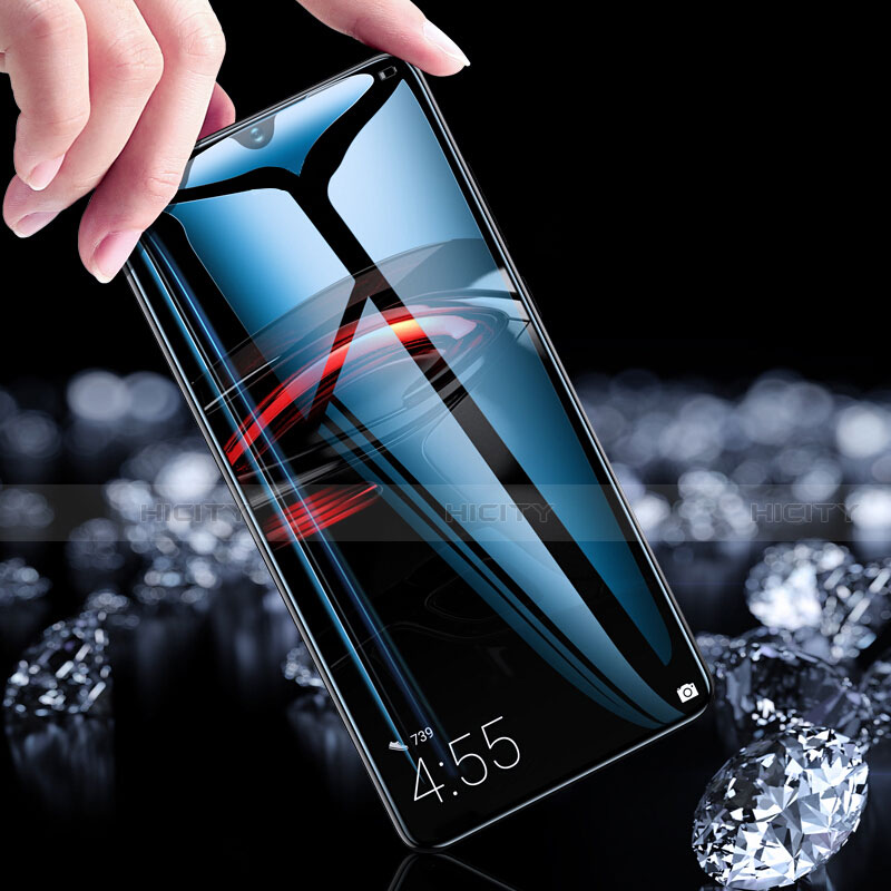 Schutzfolie Full Coverage Displayschutzfolie Panzerfolie Gehärtetes Glas Glasfolie Skins zum Aufkleben Panzerglas F04 für Xiaomi Mi Note 10 Pro Schwarz groß