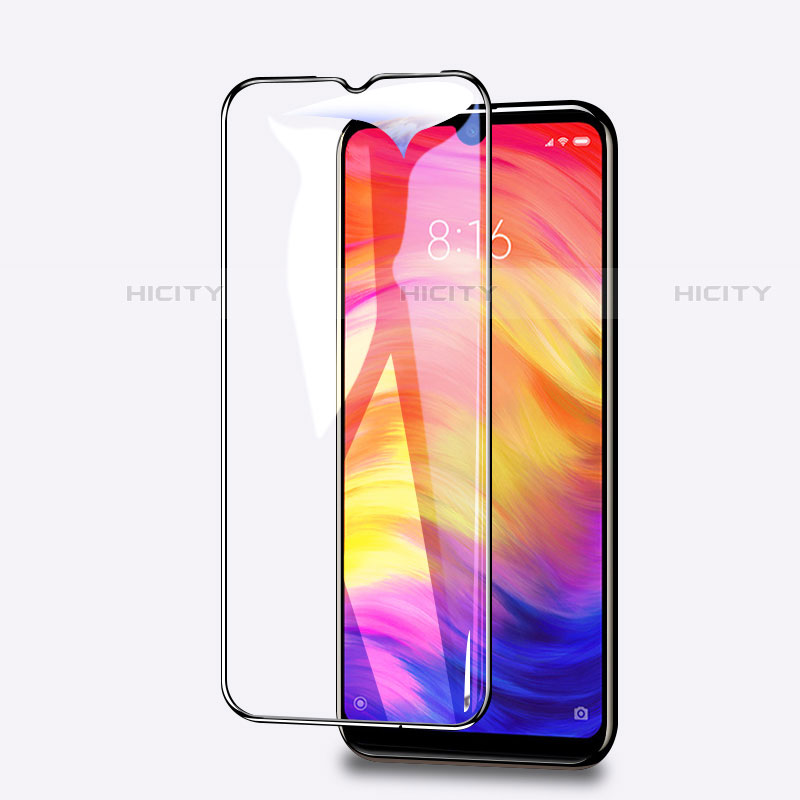 Schutzfolie Full Coverage Displayschutzfolie Panzerfolie Gehärtetes Glas Glasfolie Skins zum Aufkleben Panzerglas F04 für Xiaomi Redmi Note 8T Schwarz