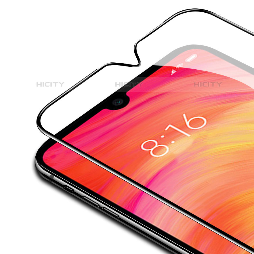 Schutzfolie Full Coverage Displayschutzfolie Panzerfolie Gehärtetes Glas Glasfolie Skins zum Aufkleben Panzerglas F04 für Xiaomi Redmi Note 8T Schwarz