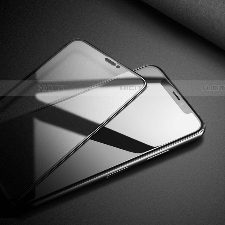 Schutzfolie Full Coverage Displayschutzfolie Panzerfolie Gehärtetes Glas Glasfolie Skins zum Aufkleben Panzerglas F05 für Apple iPhone 11 Pro Max Schwarz