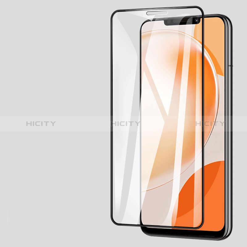 Schutzfolie Full Coverage Displayschutzfolie Panzerfolie Gehärtetes Glas Glasfolie Skins zum Aufkleben Panzerglas F05 für Huawei Nova Y91 Schwarz groß