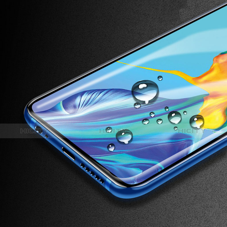 Schutzfolie Full Coverage Displayschutzfolie Panzerfolie Gehärtetes Glas Glasfolie Skins zum Aufkleben Panzerglas F05 für Huawei P30 Schwarz