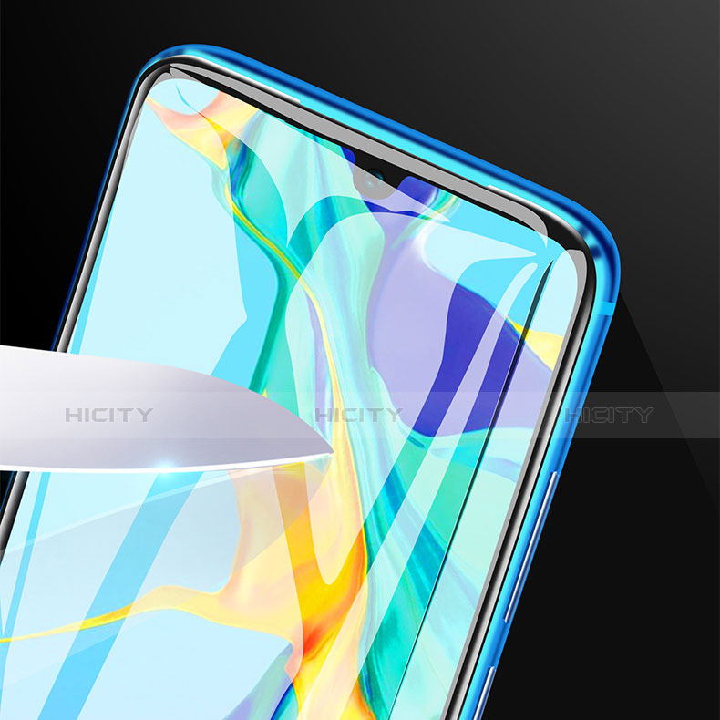 Schutzfolie Full Coverage Displayschutzfolie Panzerfolie Gehärtetes Glas Glasfolie Skins zum Aufkleben Panzerglas F05 für Huawei P30 Schwarz