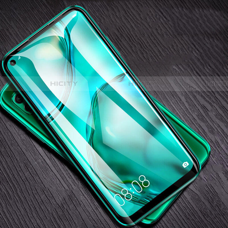 Schutzfolie Full Coverage Displayschutzfolie Panzerfolie Gehärtetes Glas Glasfolie Skins zum Aufkleben Panzerglas F05 für Huawei P40 Lite Schwarz Plus