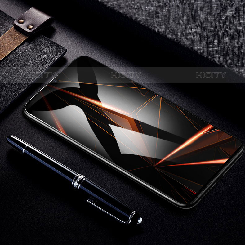 Schutzfolie Full Coverage Displayschutzfolie Panzerfolie Gehärtetes Glas Glasfolie Skins zum Aufkleben Panzerglas F05 für OnePlus Nord N300 5G Schwarz