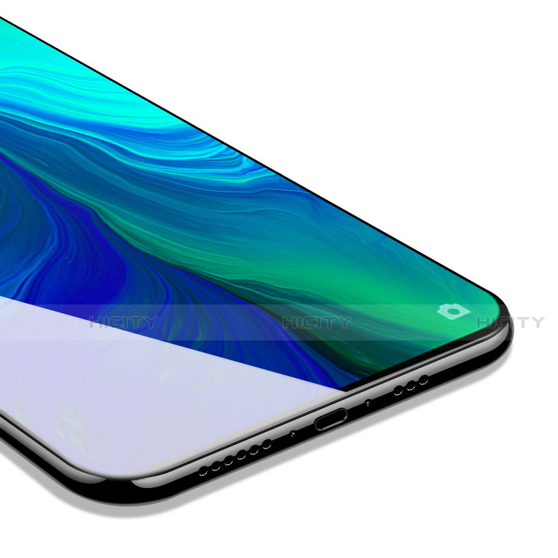 Schutzfolie Full Coverage Displayschutzfolie Panzerfolie Gehärtetes Glas Glasfolie Skins zum Aufkleben Panzerglas F05 für Oppo Reno Schwarz