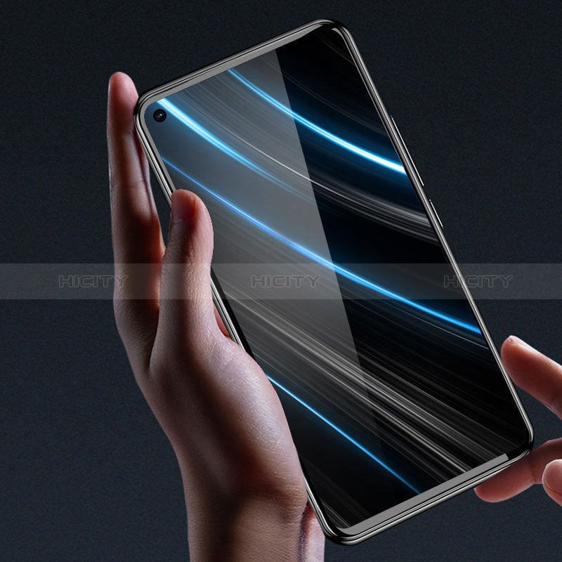 Schutzfolie Full Coverage Displayschutzfolie Panzerfolie Gehärtetes Glas Glasfolie Skins zum Aufkleben Panzerglas F05 für Realme 11 4G Schwarz groß